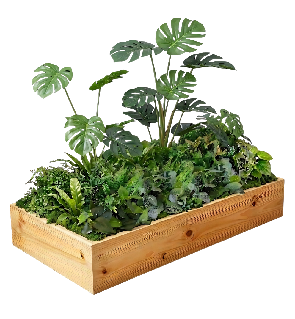 Decorative planter box